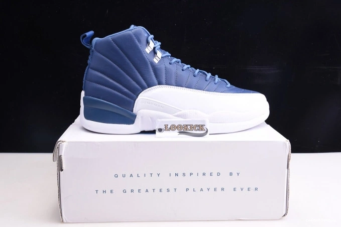 Retro Jordan Stone Blue 130690-404 12 Air 0724